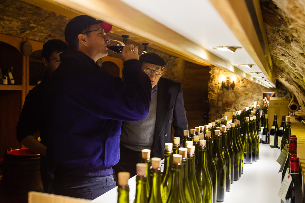 Dégustation au Caveau du Château - Guigal